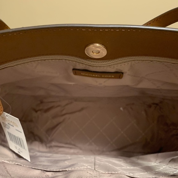Michael Kors Tan Leather Tote - Picture 1 of 4